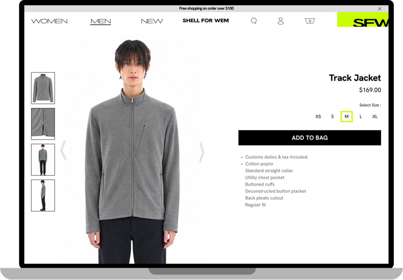 Desktop / Product detail / Image mockup